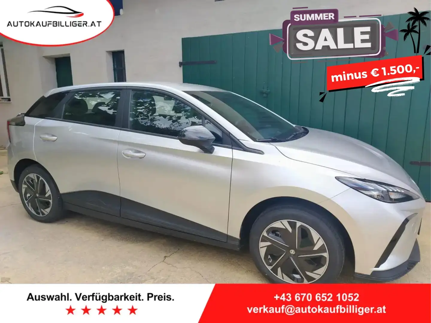 MG MG4 Standard 51kWh **Sofort verfügbar* Argent - 1