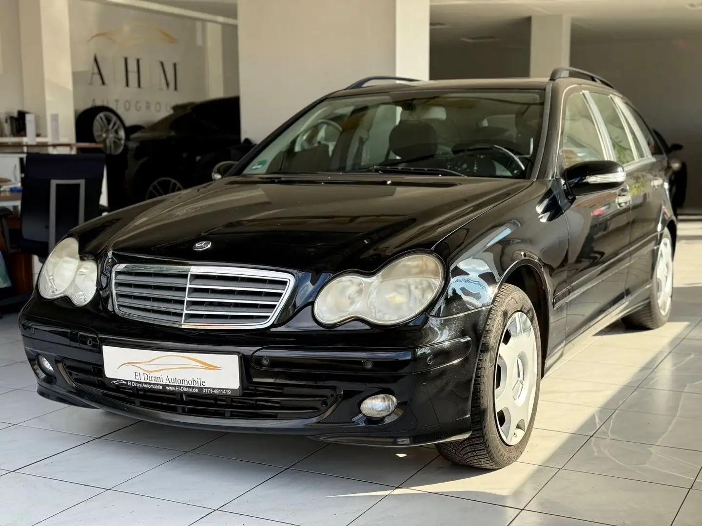 Mercedes-Benz C 180 T-Modell Kompressor Aut/1.Hand!*/S-Dach/ Schwarz - 1