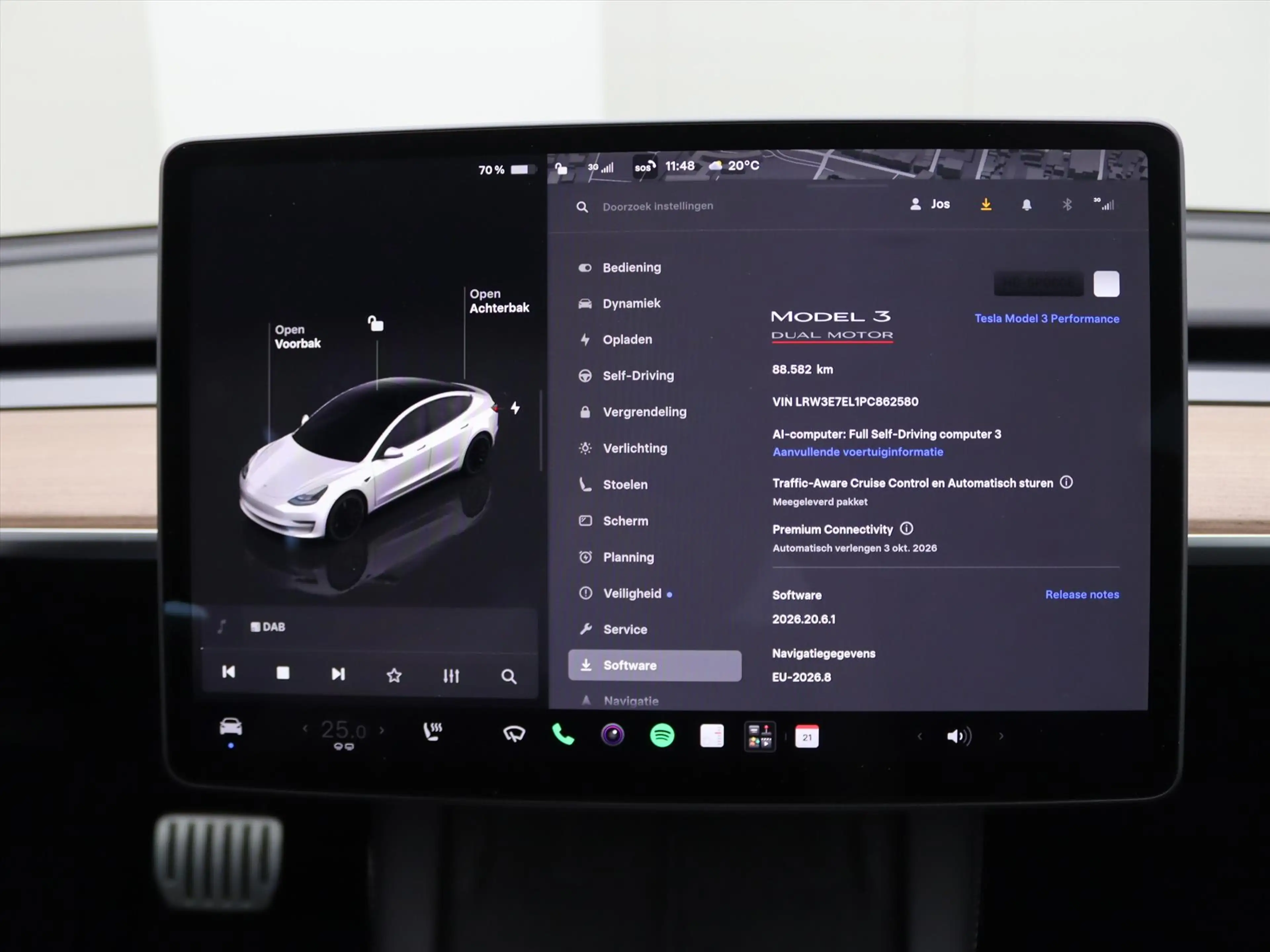 Tesla Model 3 Performance AWD 534pk 96.2% SoH UPGRADE [ AUTOPILO — photo 19