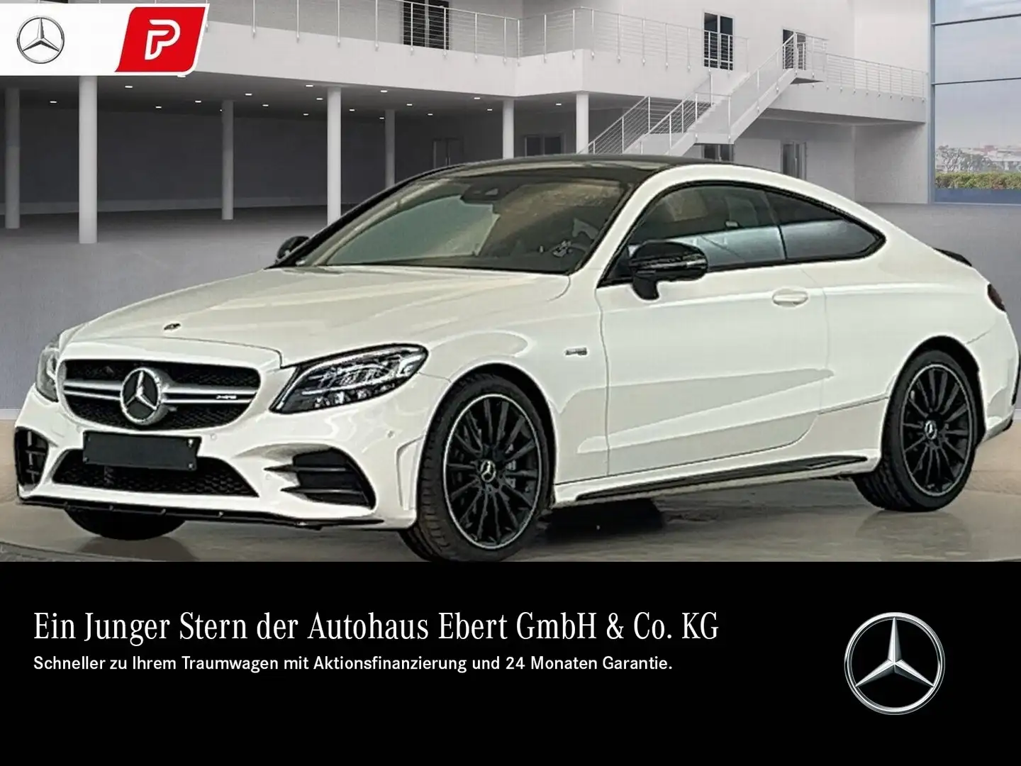 Mercedes-Benz C 43 AMG C43 AMG Optik Perf.AGA Memo Pano Burme digiTacho Weiß - 1