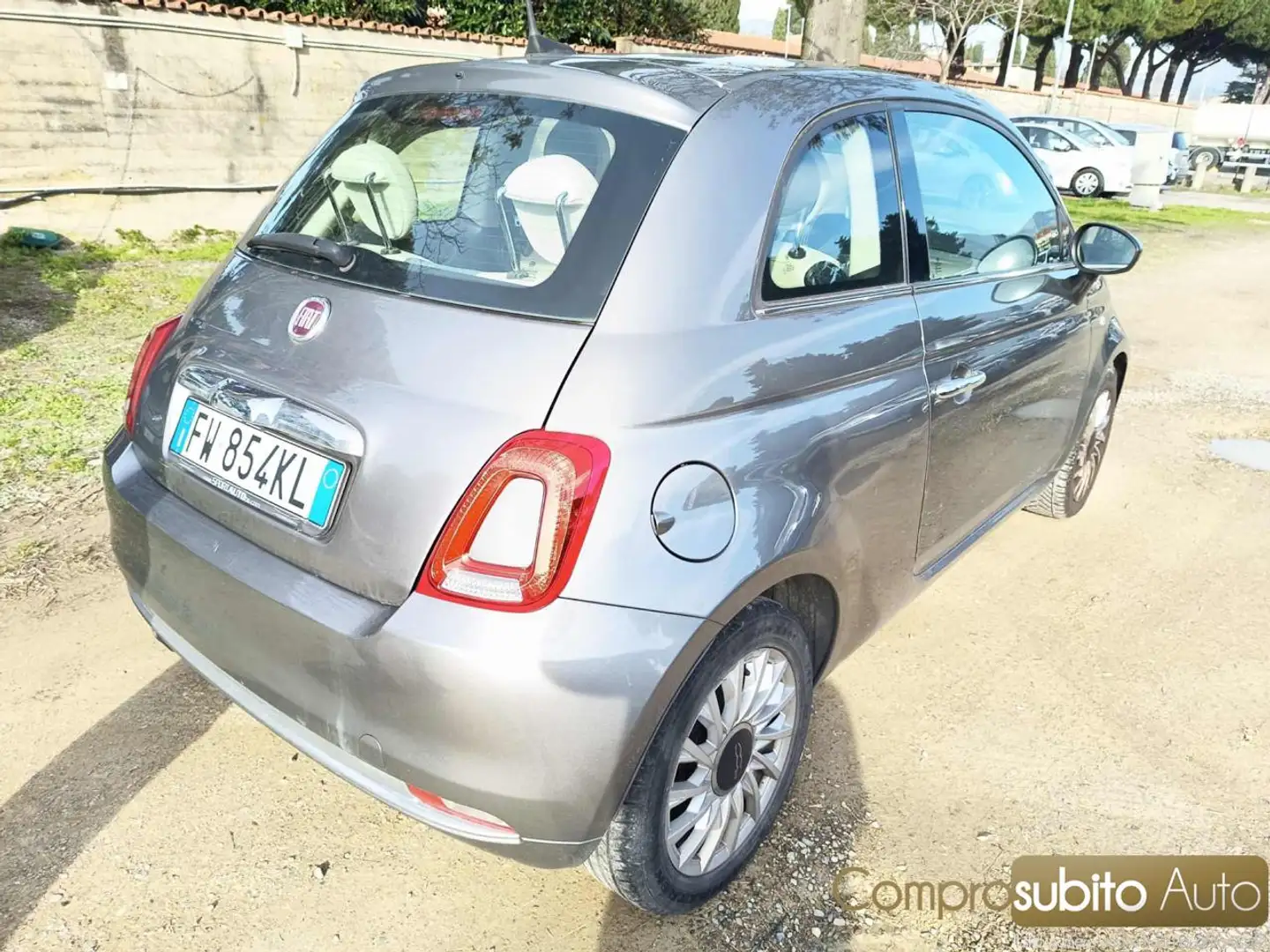 Fiat 500 1.2 EasyPower Lounge Gris - 2