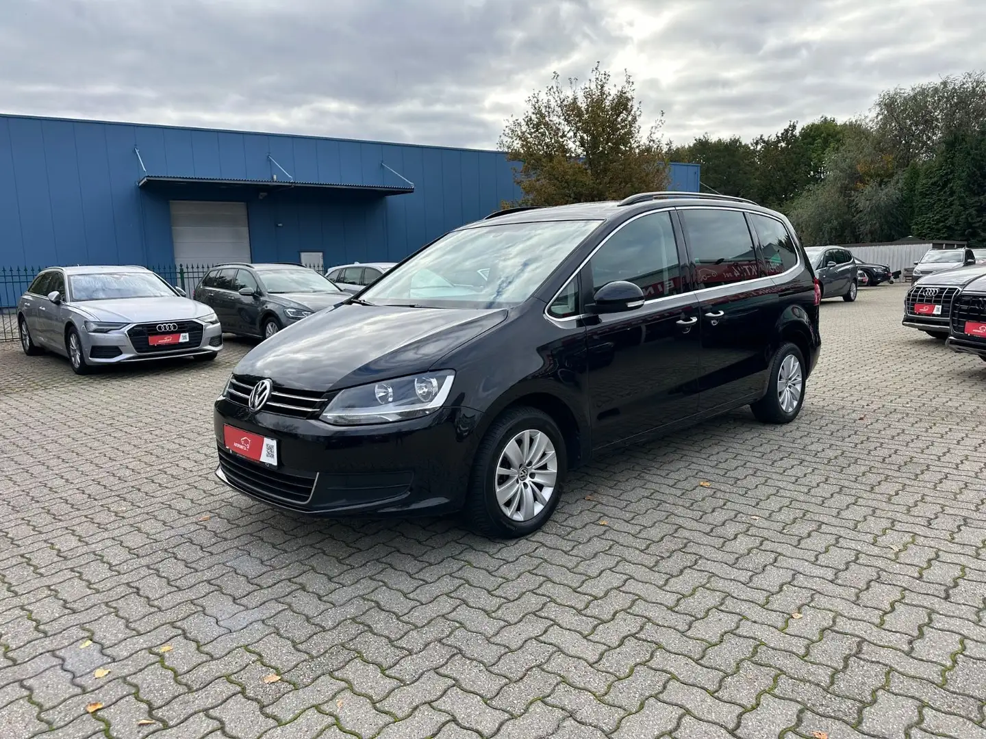 Volkswagen Sharan Comfortline BMT 2.Hand Klima AHK 7-Sitzer Schwarz - 1
