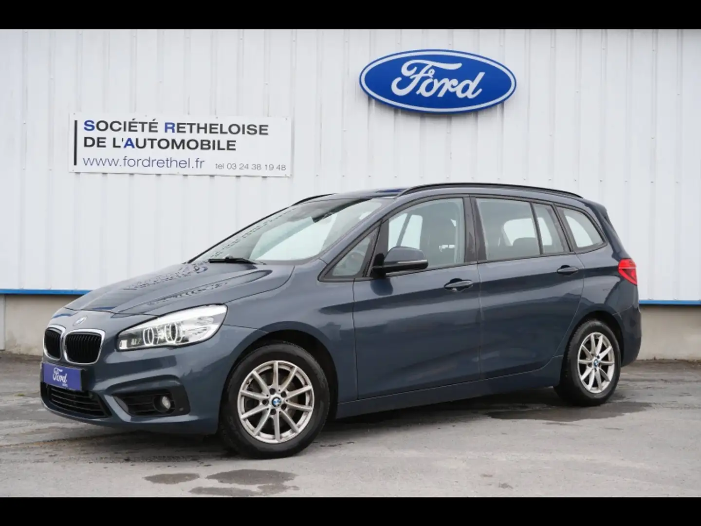 BMW 218 218dA 136ch Luxury Bleu - 1