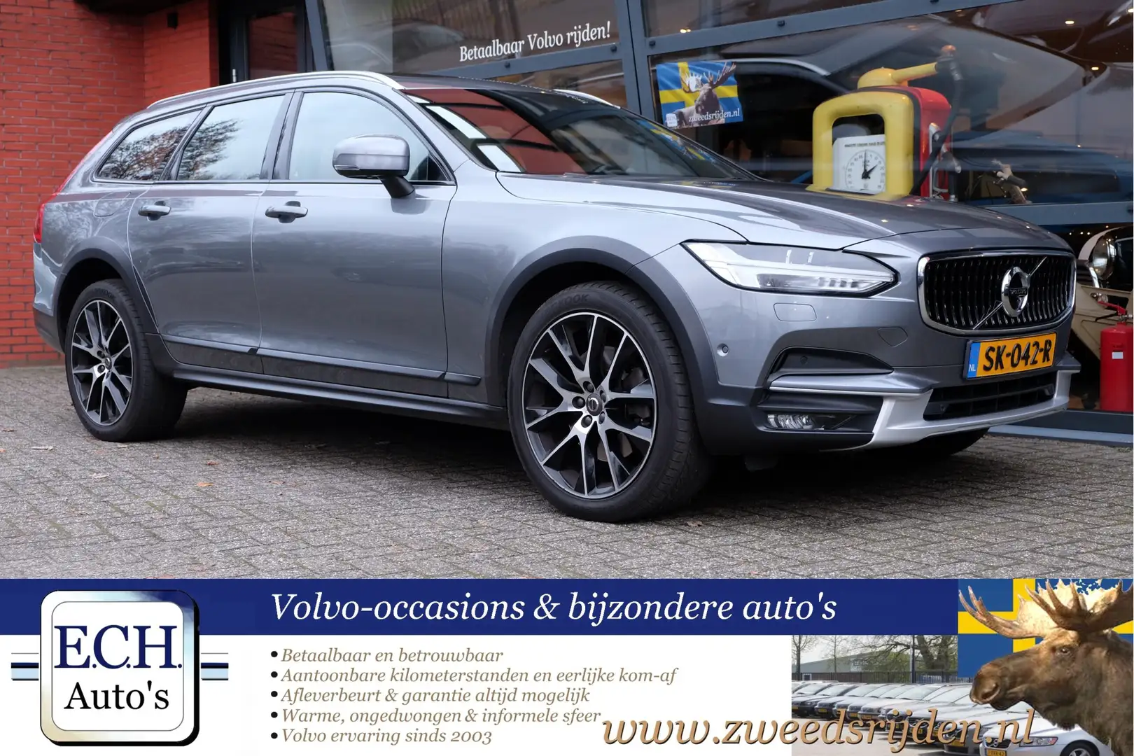 Volvo V90 Cross Country 2.0 T6 Pro, Polestar Engineered, Panoramadak, Adap Gris - 1