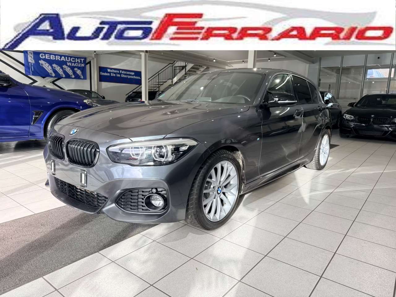 BMW 118 118i M Sport 5p my18 LED NAVY PRO PELLE TOTALE