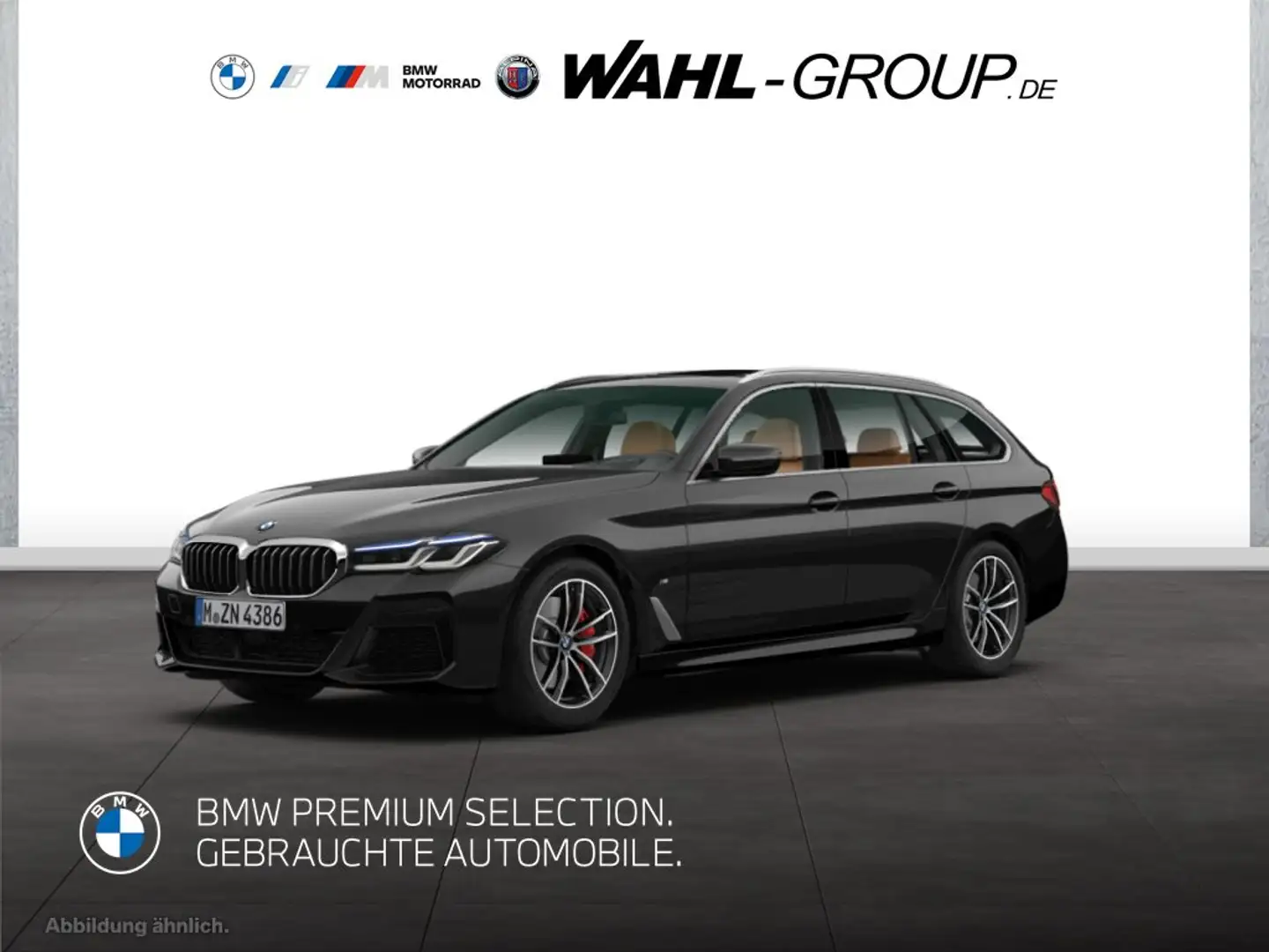 BMW 540 d xDrive Touring M Sport AHK Panorama HeadUp Laser Schwarz - 1