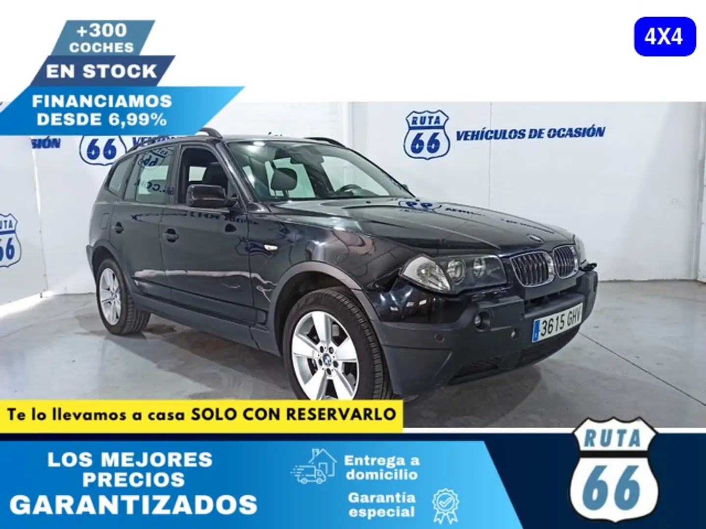 BMW X3 3.0d Aut. Zwart - 1