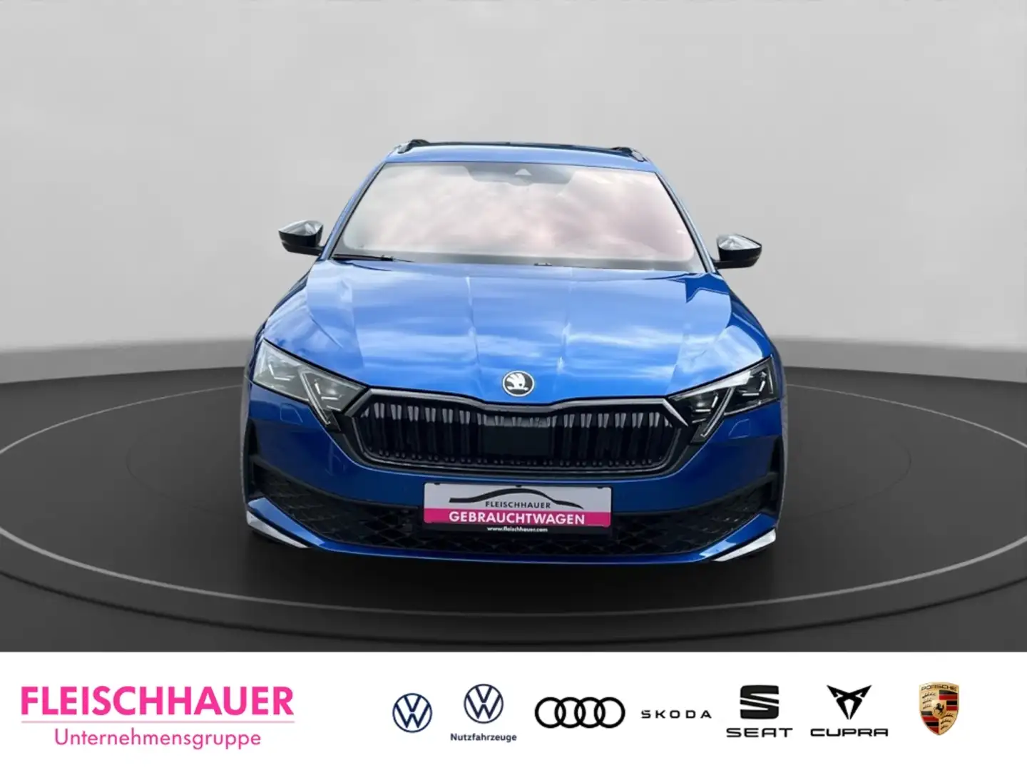Skoda Octavia Combi Sportline 1,5 TSI 110 kW  Spurwechselassiste Blau - 2