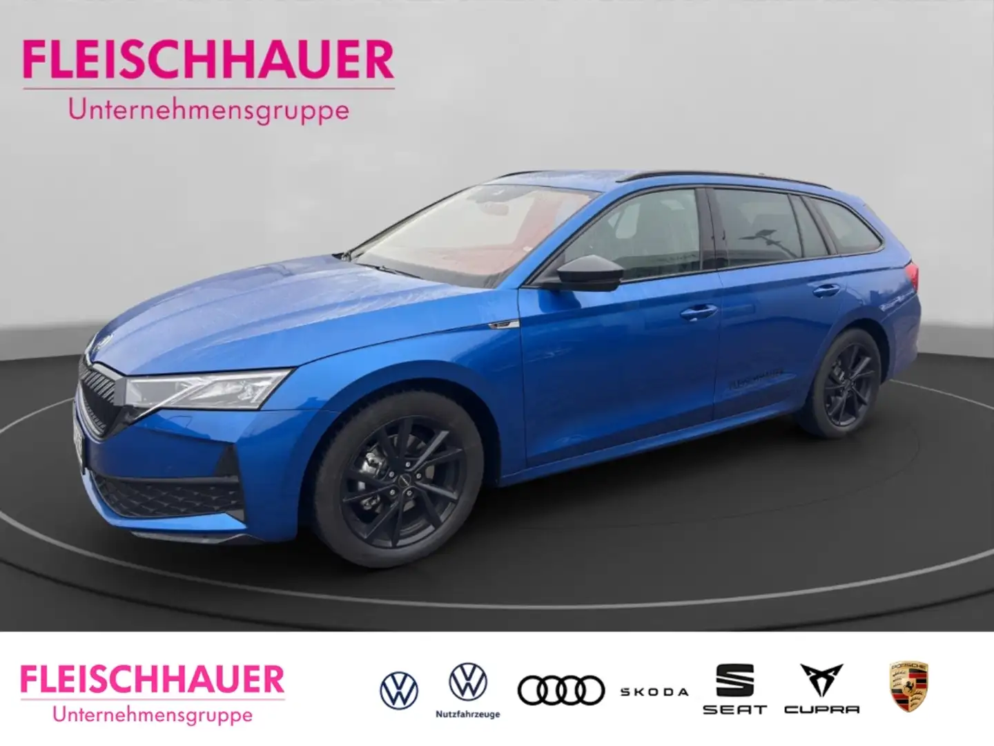 Skoda Octavia Combi Sportline 1,5 TSI 110 kW  Spurwechselassiste Blau - 1
