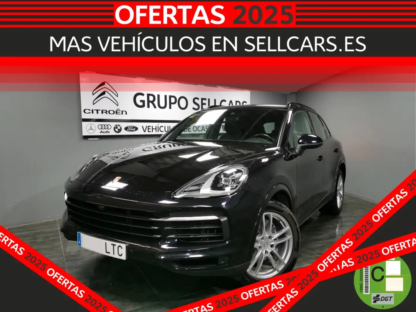 Porsche Cayenne Aut. Zwart - 1