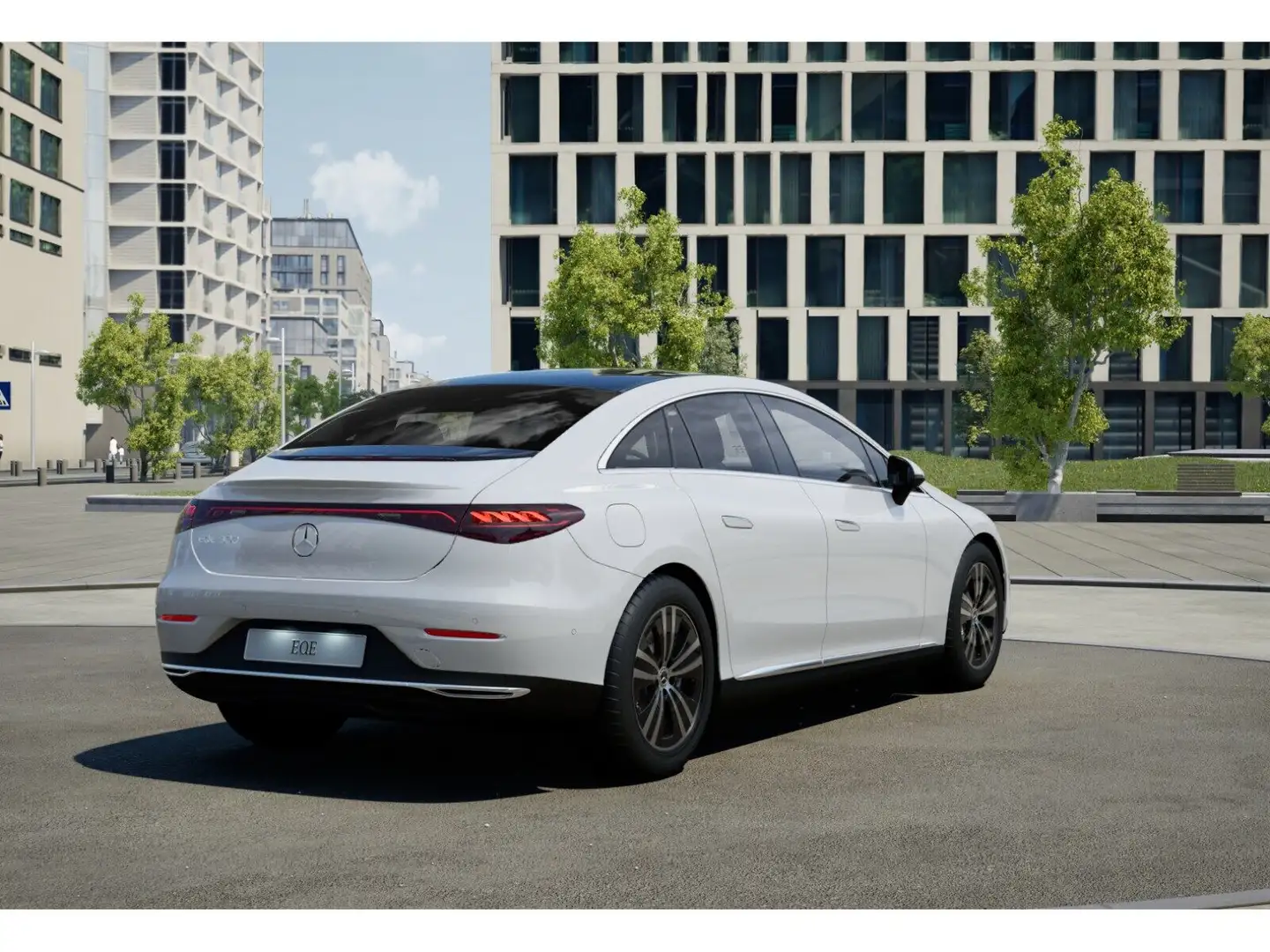 Mercedes-Benz EQE 300 ElectricArt/LED/Cam/Pano/Totw/Memo/19' Weiß - 2