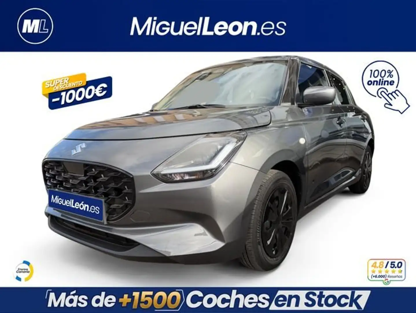 Suzuki Swift 1.2 S1 Mild Hybrid Gris - 1