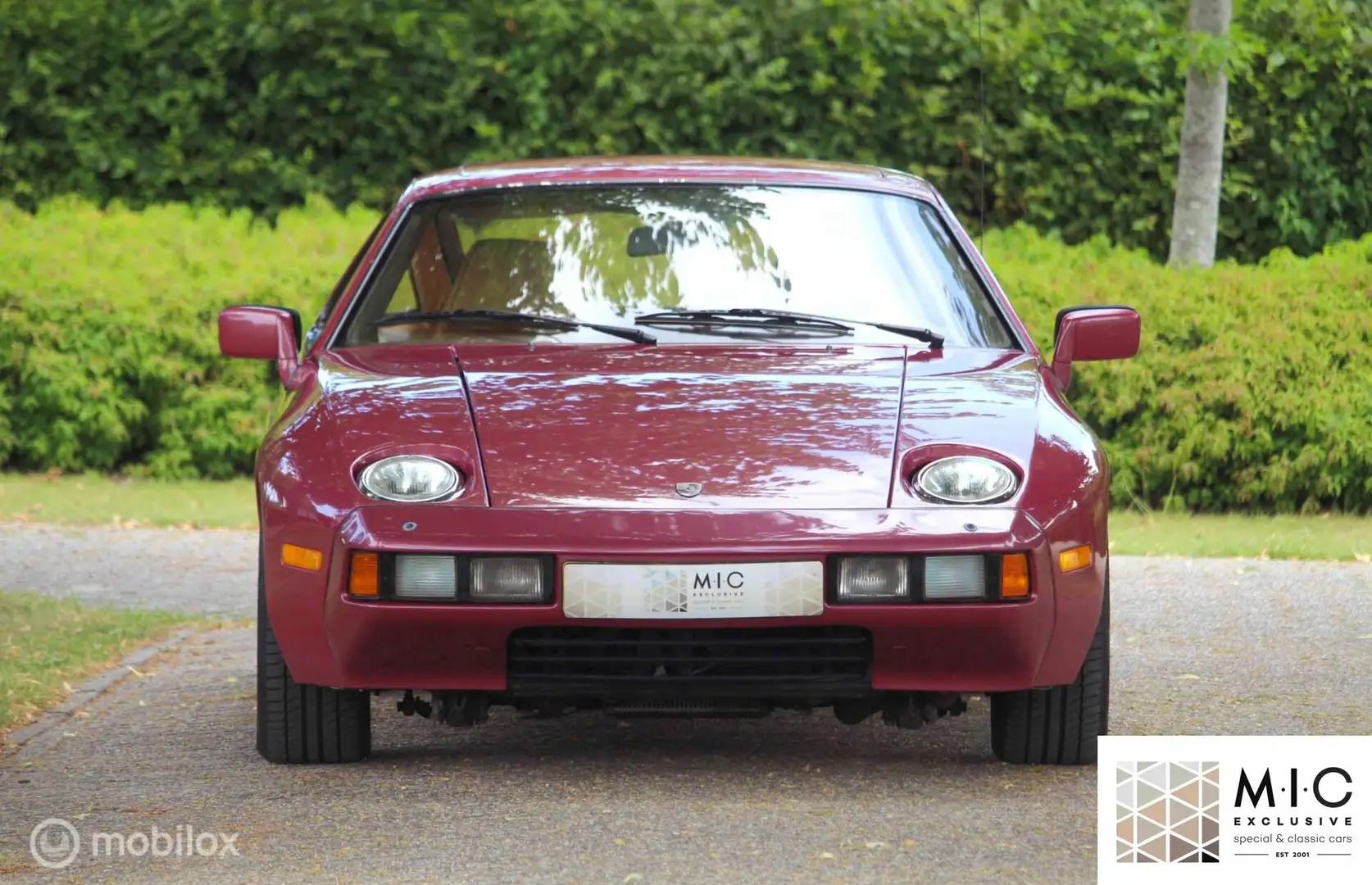 Porsche 928 4.5 Coupé | Weinrot metallic | Inruil Mogelijk Rood - 2