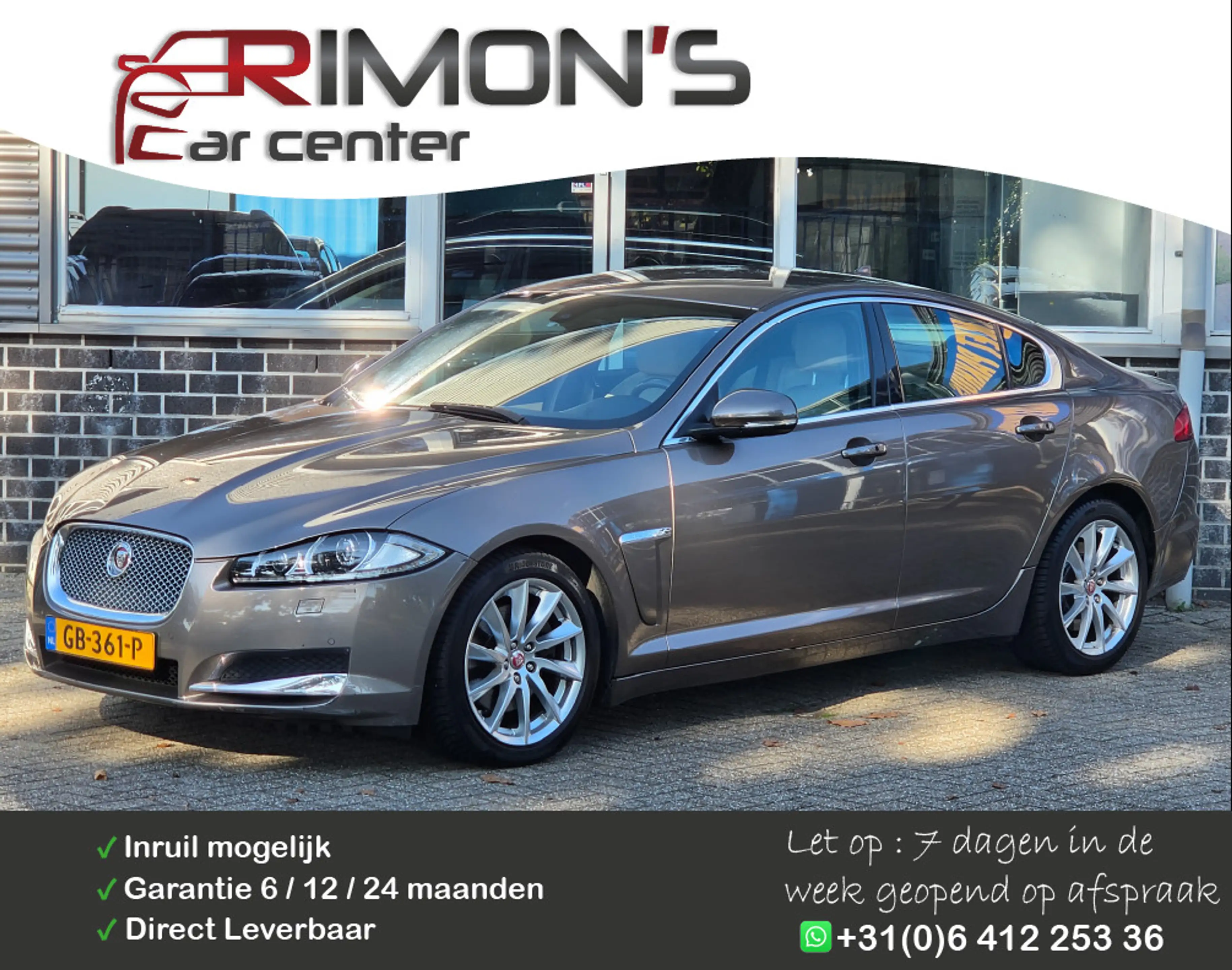 Jaguar XF 2.2D Automaat Leder Licht Schaaf Schade Nap