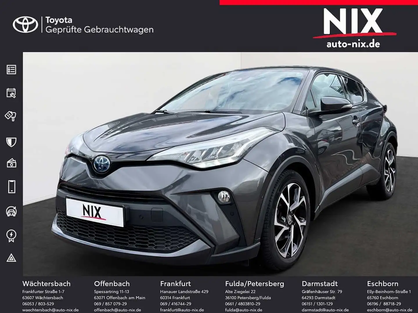 Toyota C-HR 1.8 Hybrid Team D SHZ KLIMA KAMERA Grau - 1