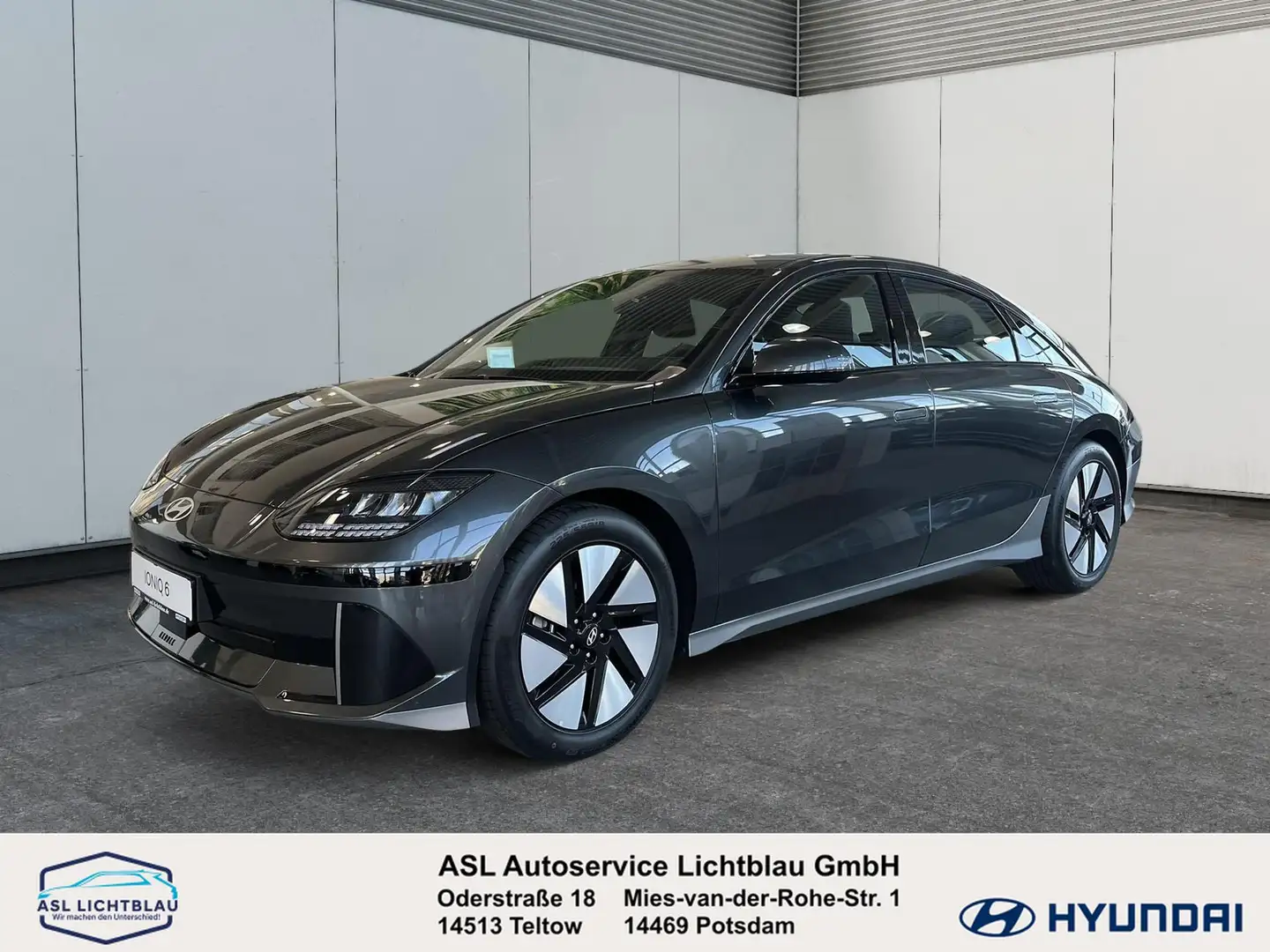 Hyundai IONIQ 6 Heckantrieb 53kWh Batt. DYNAMIQ-Paket 53kWh Grigio - 1