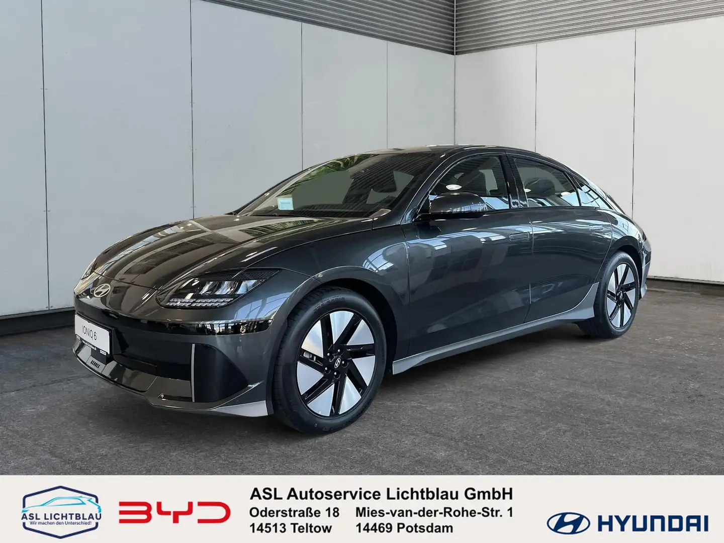 Hyundai IONIQ 6 Heckantrieb 53kWh Batt. DYNAMIQ-Paket 53kWh Grijs - 1