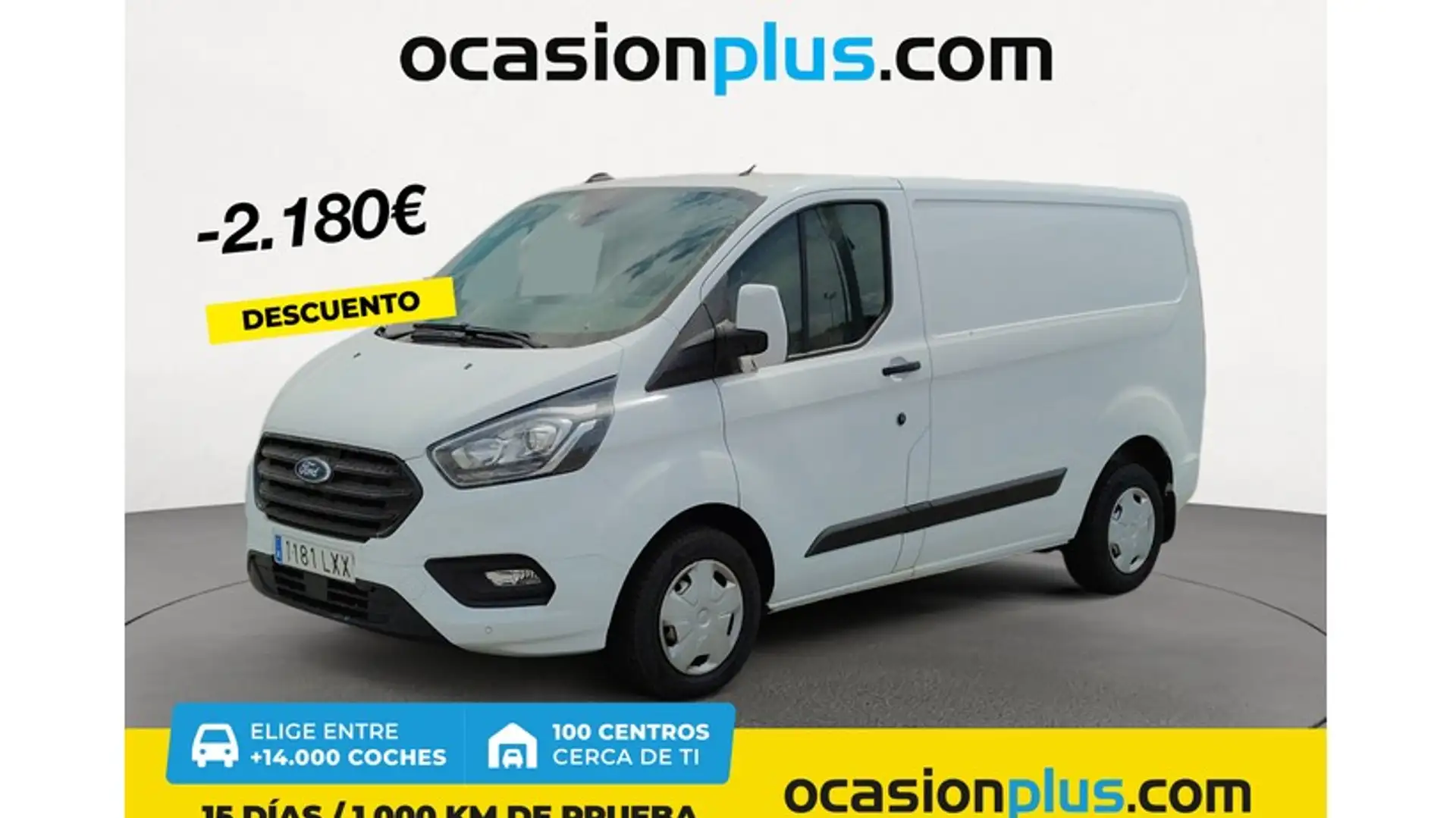 Ford Transit Custom FT 300 L1 Van Trend EcoBlue Hybrid Blanco - 1