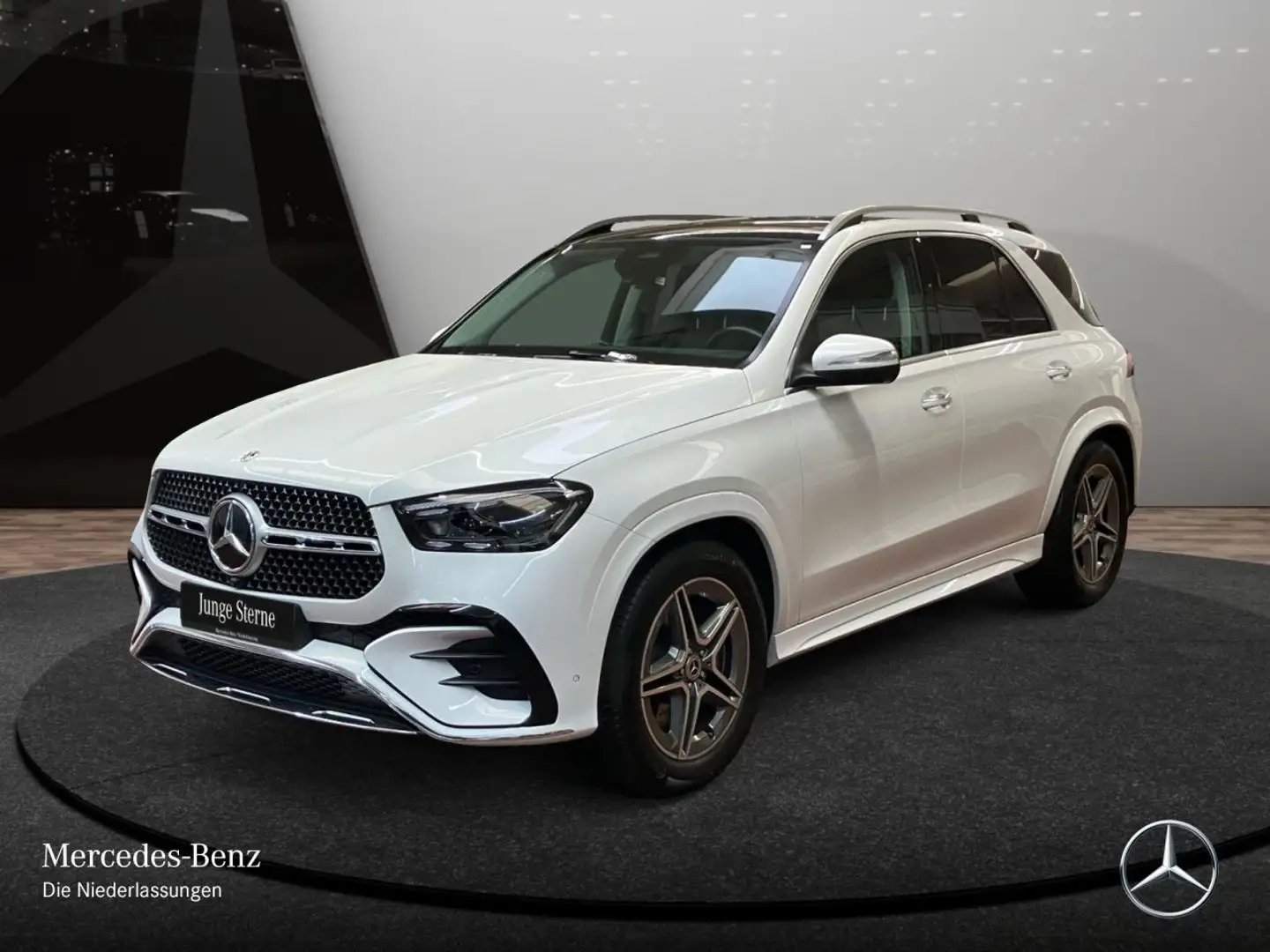 Mercedes-Benz GLE 450 d 4M AMG+PANO+360+AHK+MULTIBEAM+20"+SPUR Weiß - 2