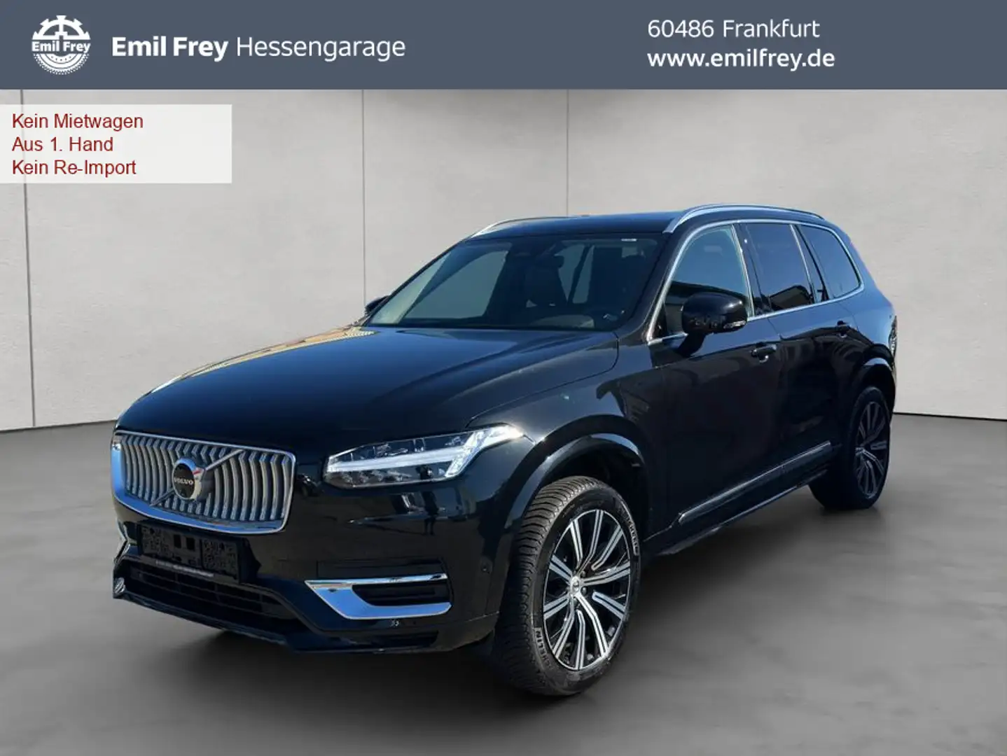 Volvo XC90 XC90 B5 AWD Plus-Bright 7S Glasd Standh 360° Leder Schwarz - 1