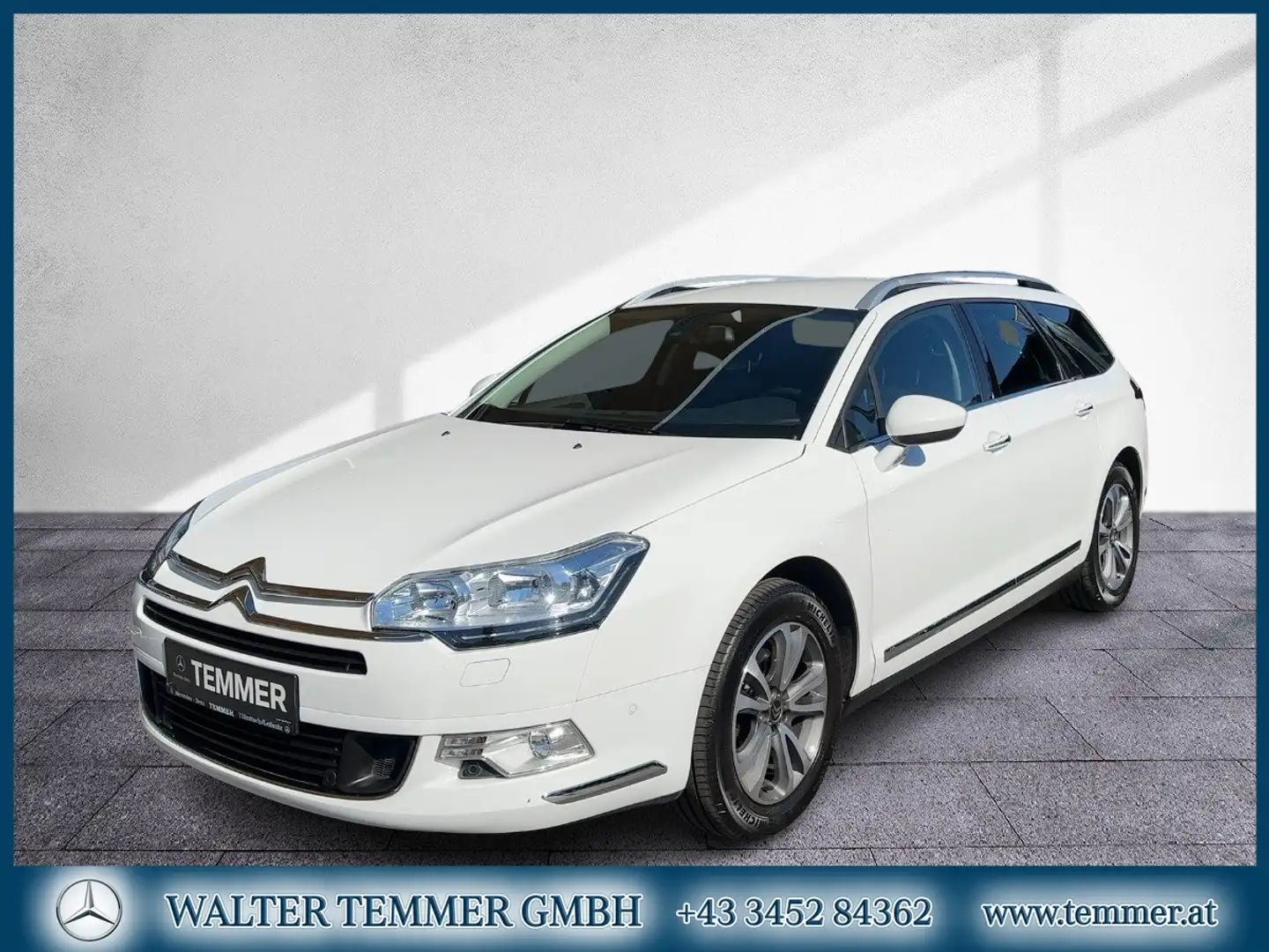Citroen C5 Tourer BlueHDi 150 AHV RKam Navi Weiß - 1