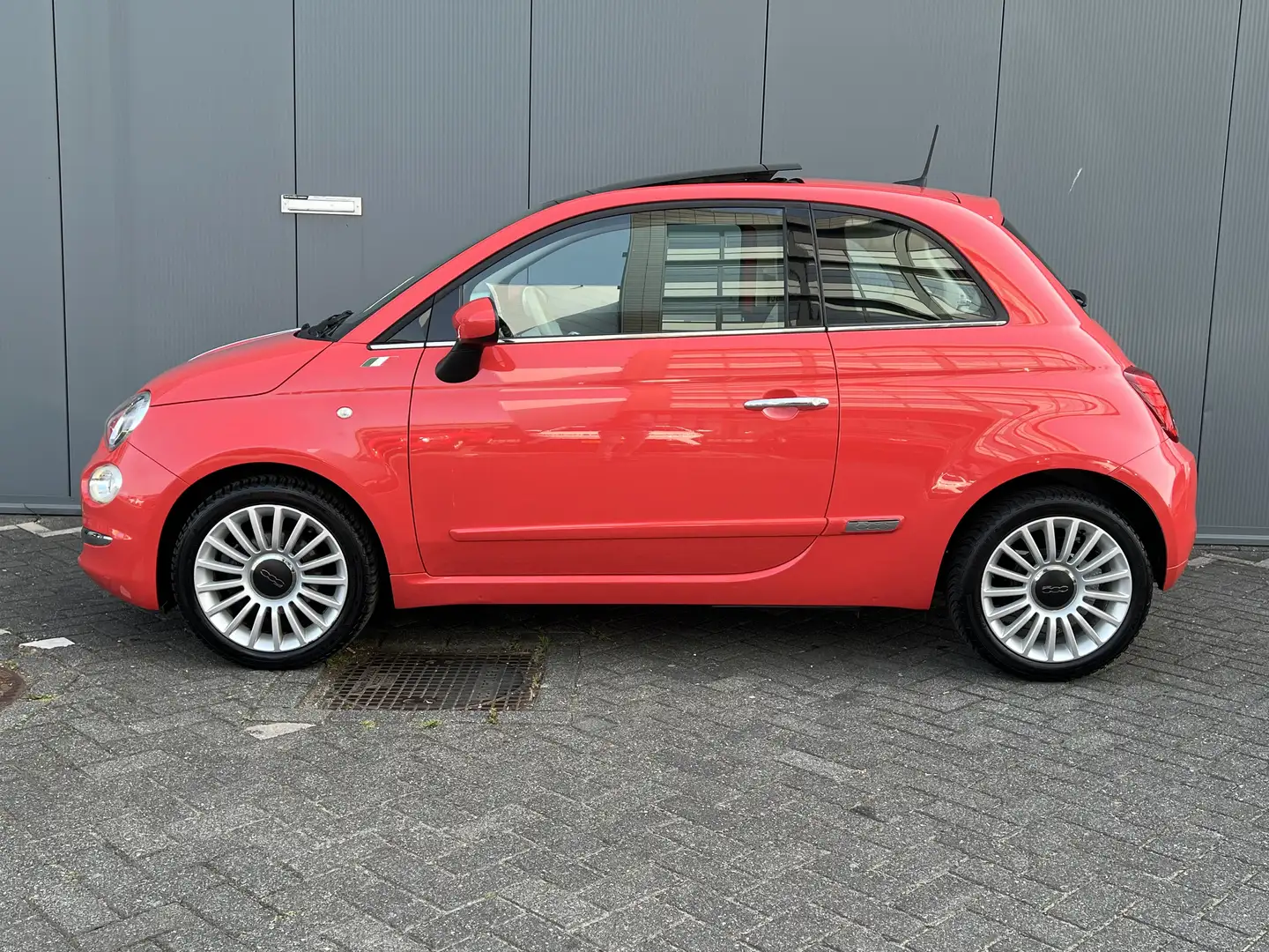 Fiat 500 0.9 TwinAir Turbo 80pk Collezione Airco | Panorama Rot - 2