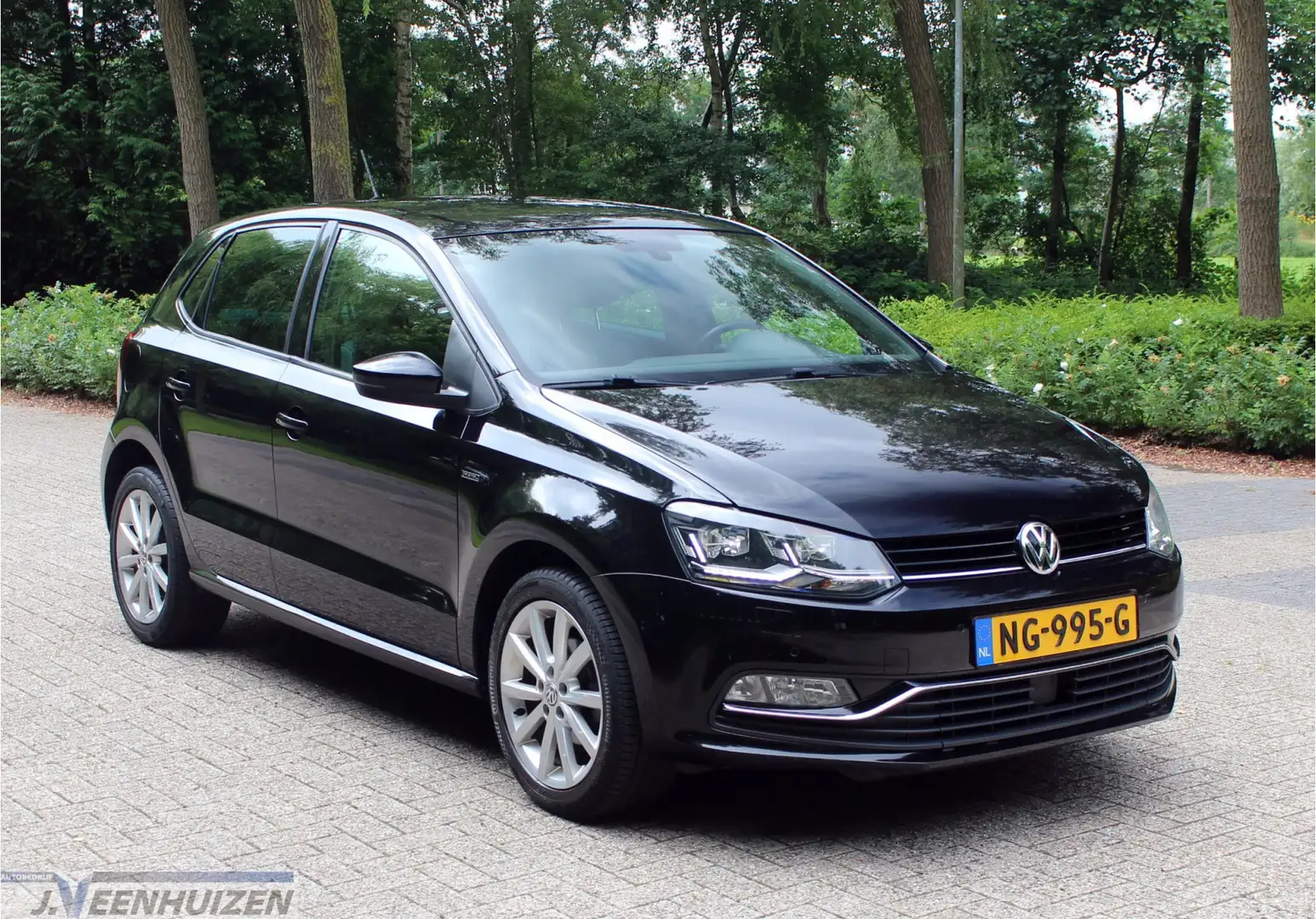Volkswagen Polo 1.2 TSI Highline Bj '15 Keurige auto! Clima ~ Bj ' Zwart - 1