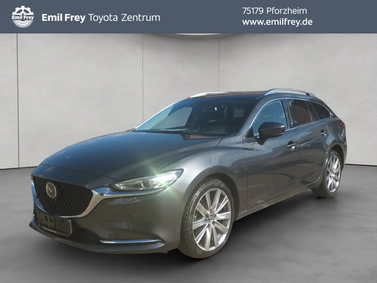 Mazda 6 Kombi SKYACTIV-G 194 Drive i-ELOOP Sports-Line Grau - 1