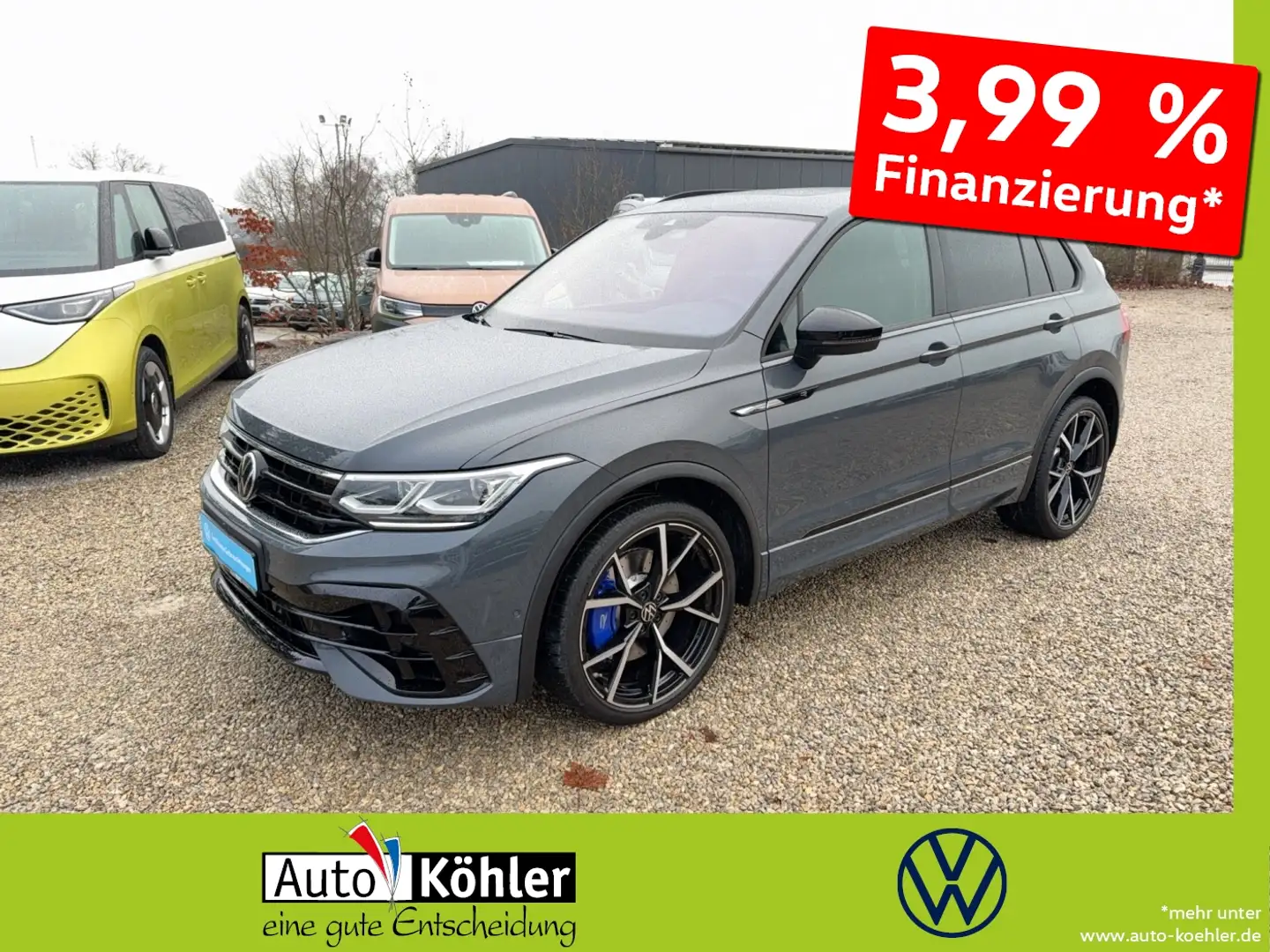 Volkswagen Tiguan R / R-Performance / Akrapovice Matrix/AHK Grau - 1