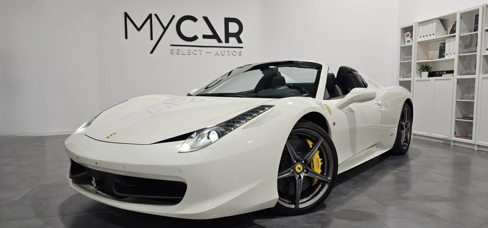 Ferrari 458 Spider Blanc - 2