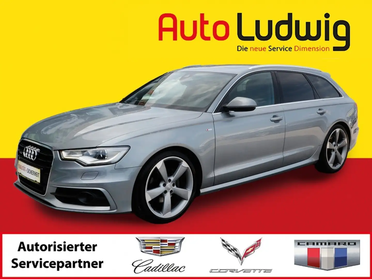 Audi A6 Avant 3,0 TDI quattroSport DPF S-tronic*S-LINE*... Gris - 1