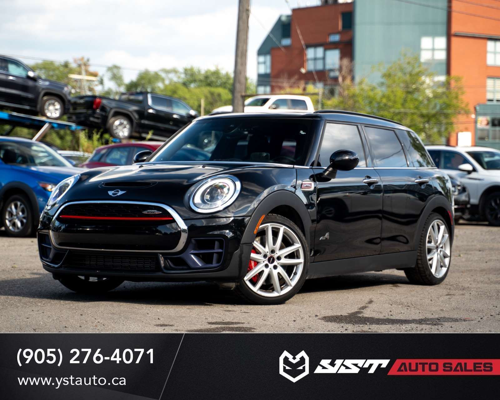 Black 2018 MINI Cooper Clubman Wagon All-Wheel Drive Automatic