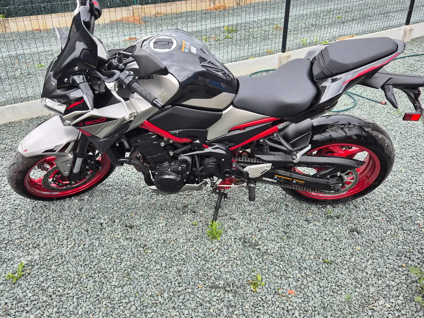 Kawasaki 900 Z Z900 Argent - 2
