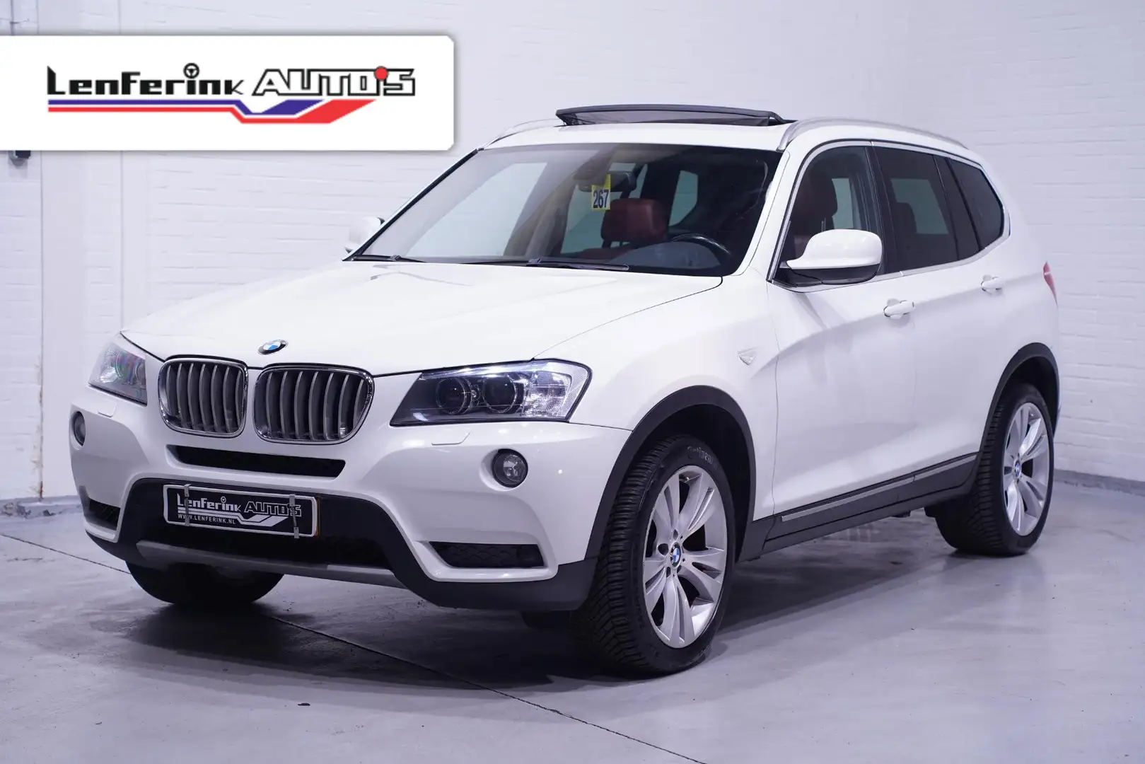 BMW X3 xDrive35i Panodak Navi Leder PDC Memory Sportstoel Wit - 1