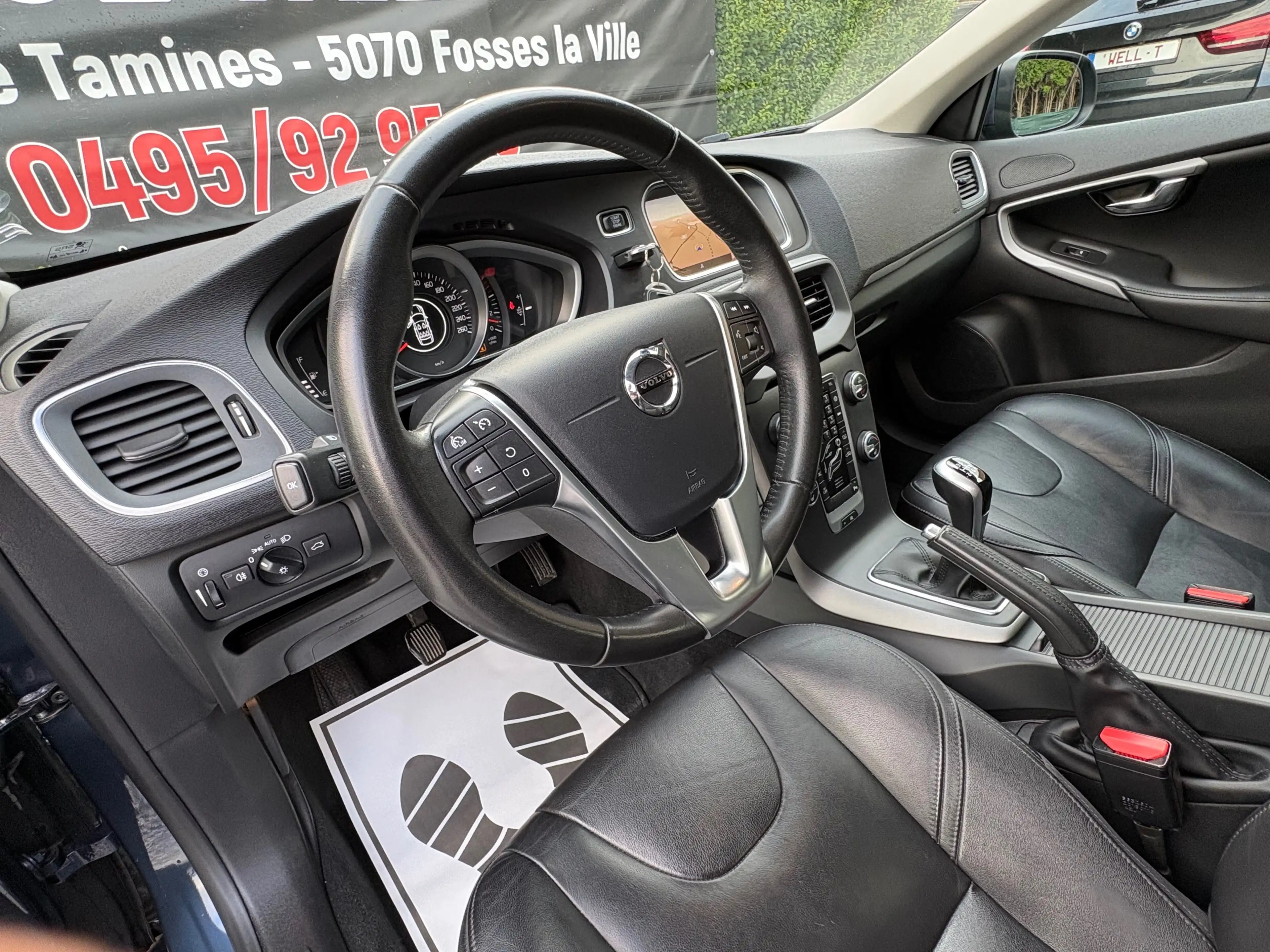 Volvo V40 Facelift-2.0d-88kw-Euro6b-Cuir-Led-Gps-Cruise Control-Attache Remorque...Garantie 12mois! — photo 10