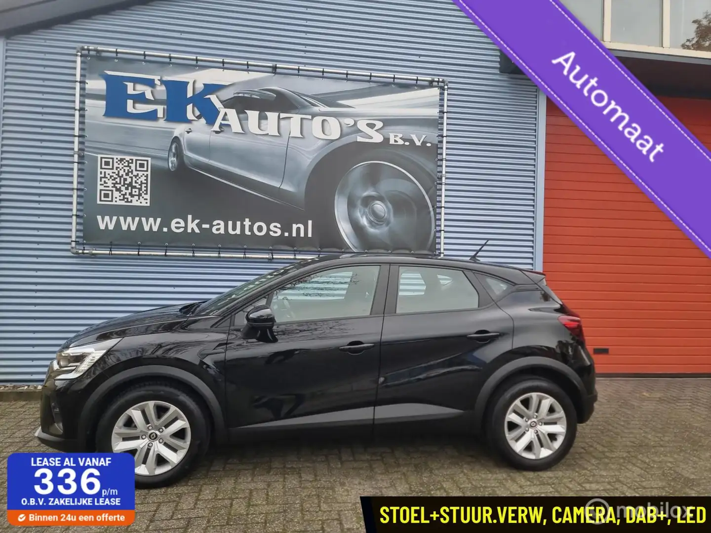 Renault Captur 1.3 TCe 140 Intens Automaat. 23000km ! Nieuw! Zwart - 1