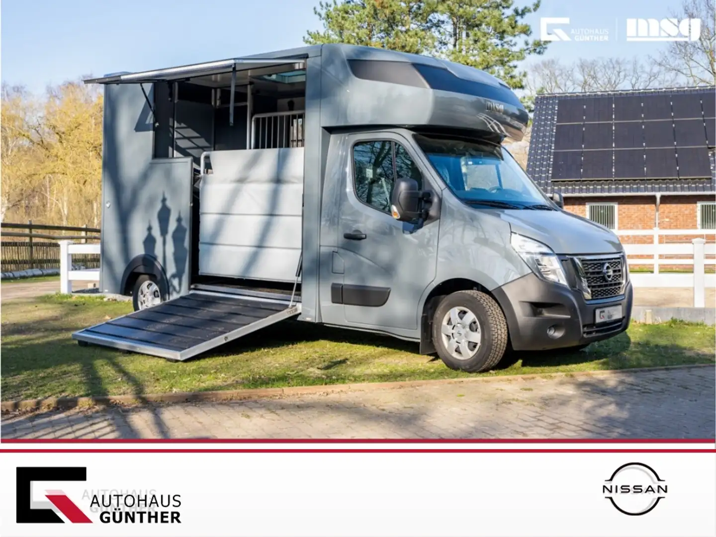 Nissan Interstar Stablehopper Stallion Light SafetyPack Grijs - 1