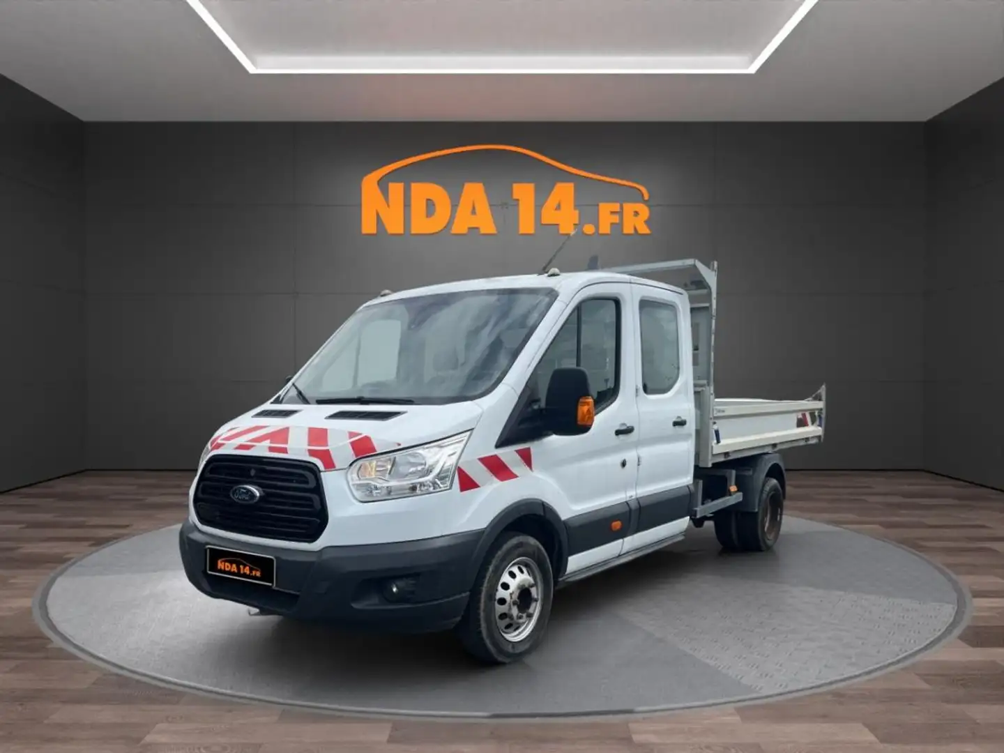 Ford Transit 2T CCB P350 L4 2.0 ECOBLUE 170CV DOUBLE CABINE TRE Blanc - 1