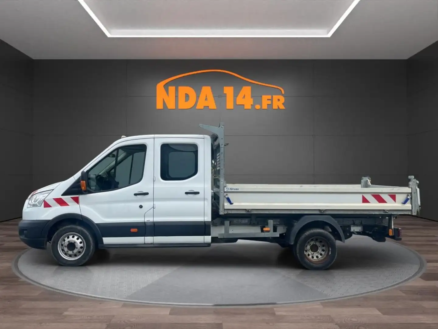 Ford Transit 2T CCB P350 L4 2.0 ECOBLUE 170CV DOUBLE CABINE TRE Blanc - 2