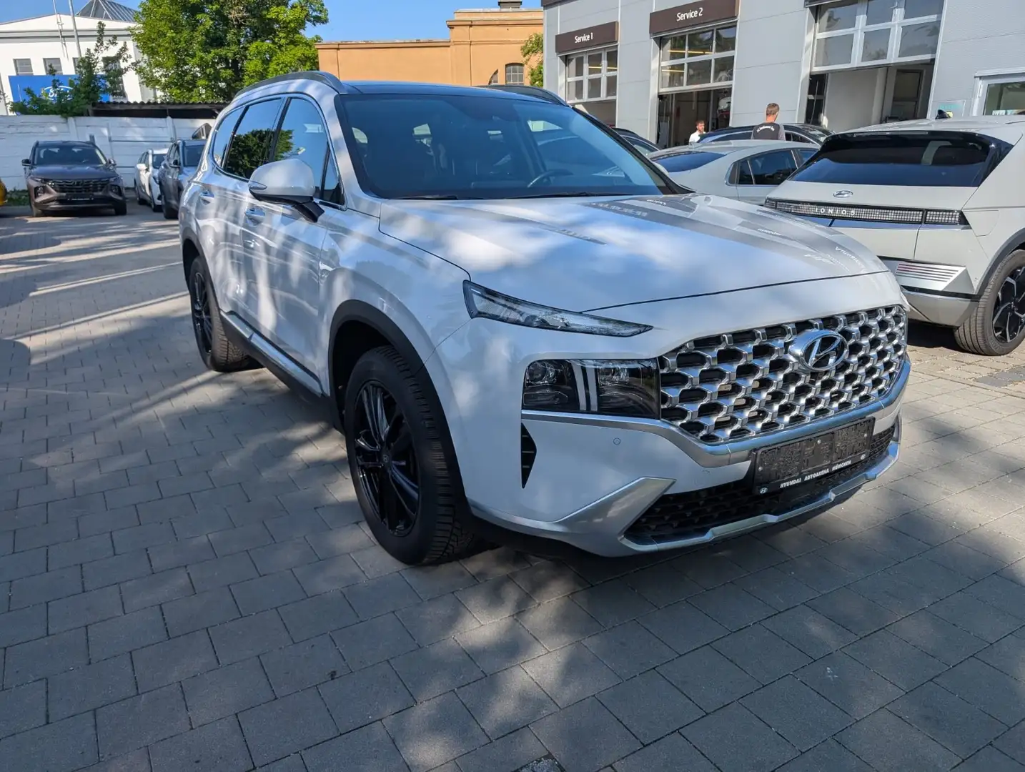 Hyundai SANTA FE 2.2 CRDi 5-Sitzer Prime Pano, 360°Kamera Weiß - 2