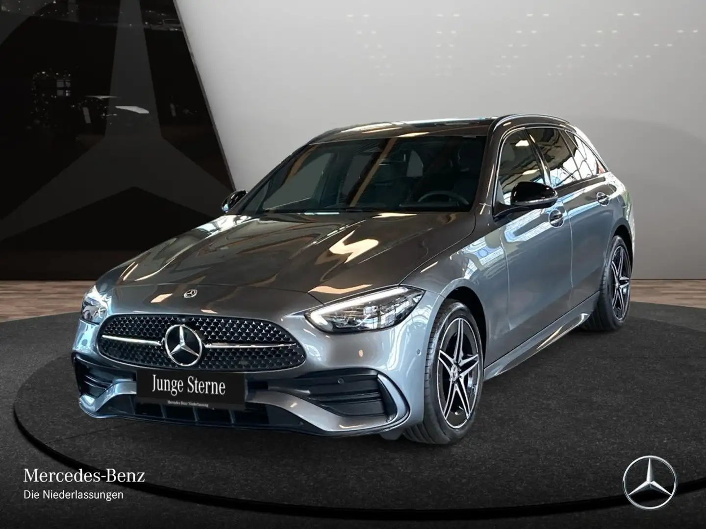 Mercedes-Benz C 300 e T AMG+NIGHT+360+LED+TOTW+KEYLESS+9G Gris - 2