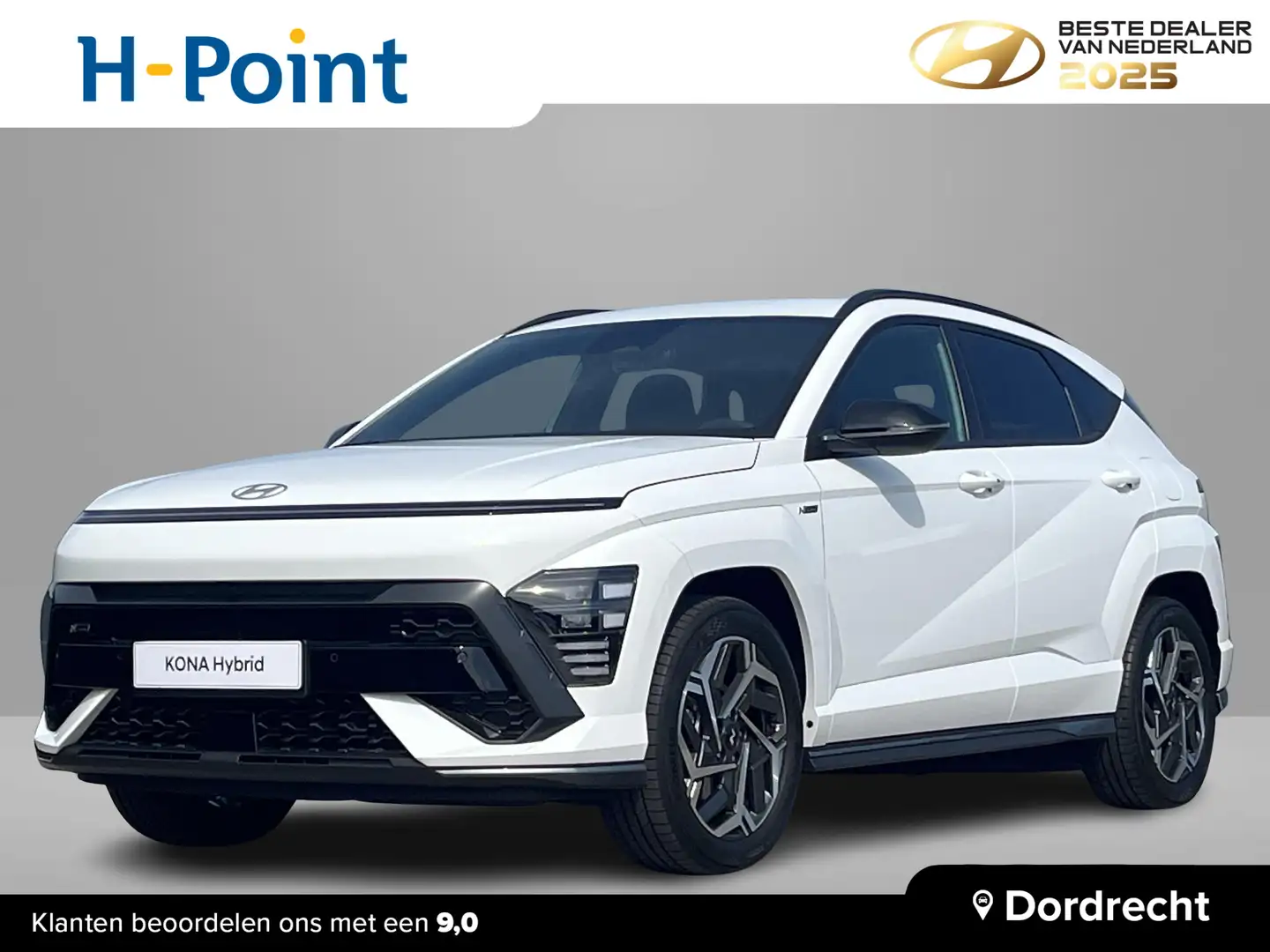 Hyundai KONA 1.6 GDI HEV Automaat N Line Edition * | Navi & Car Blanc - 1