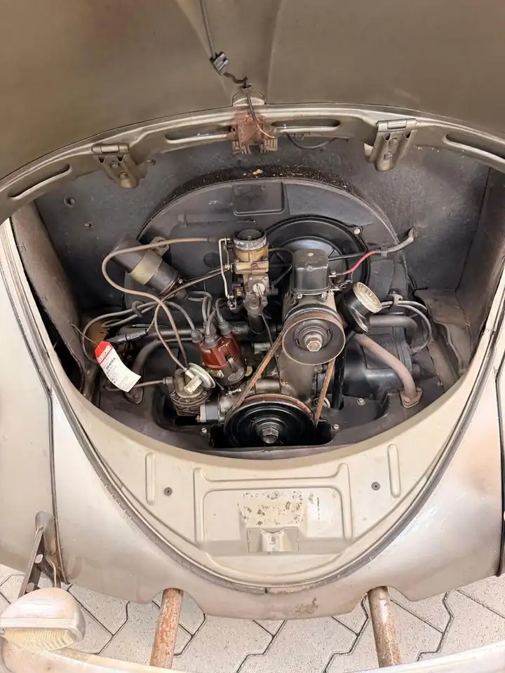 Volkswagen Käfer Ovali Faltdach aus Erstbesitz original Zus, foto 10