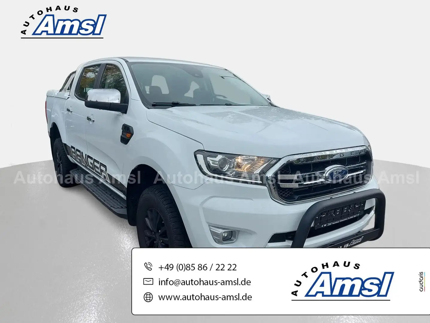 Ford Ranger 2.0 TDCi AT XLT Doppelkabine 4x4 *AHK *Navi* DAB+ Weiß - 1