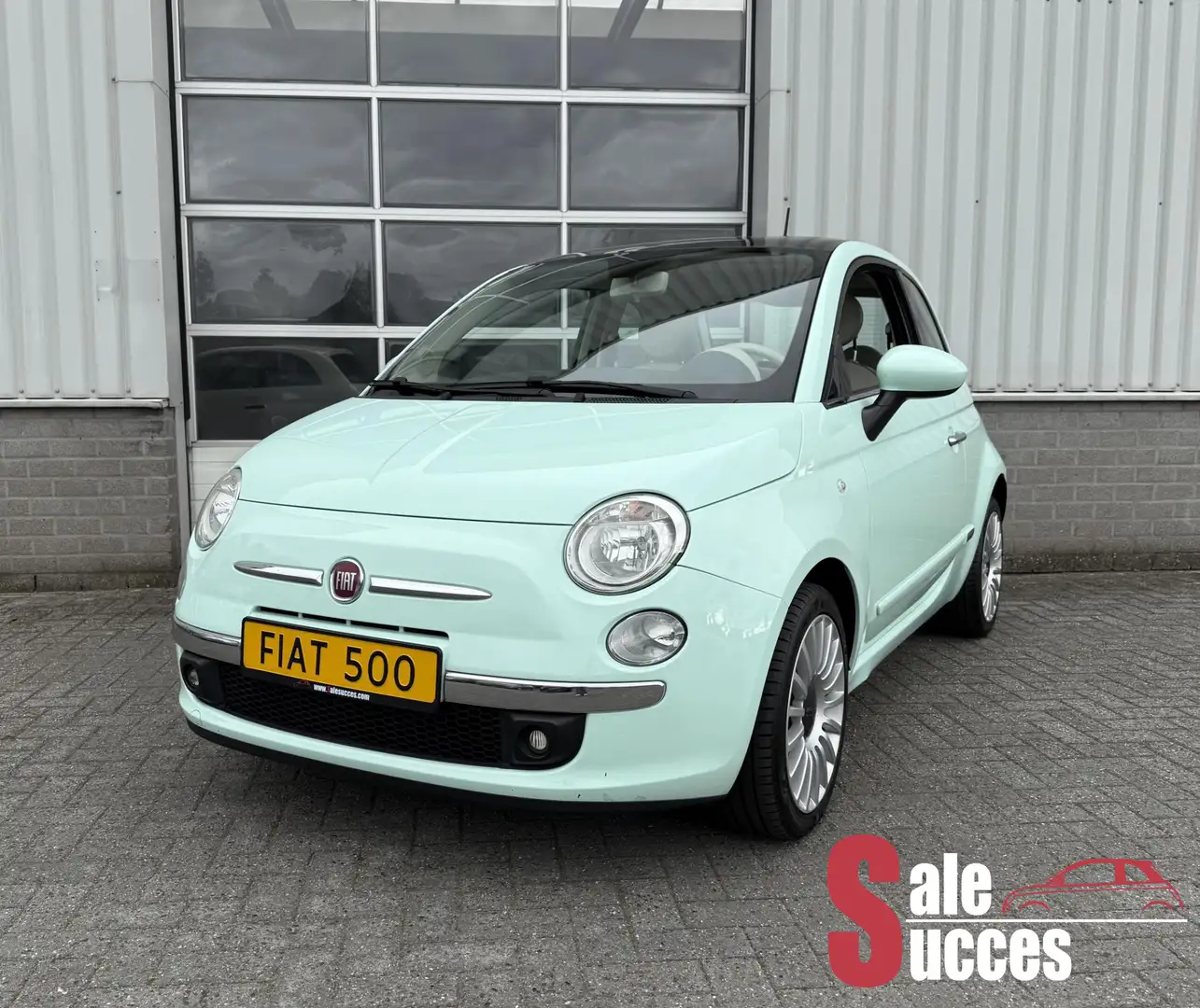 Fiat 500 1.2 Lounge Mintgroen Groen - 1