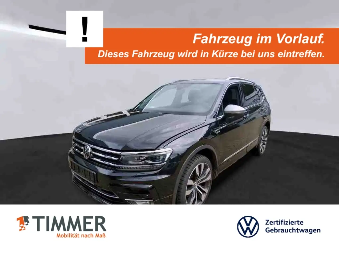 Volkswagen Tiguan Allspace 2.0 TDI DSG 4M R-LINE *AHK *PANO *20" *LED *ACC * Schwarz - 1