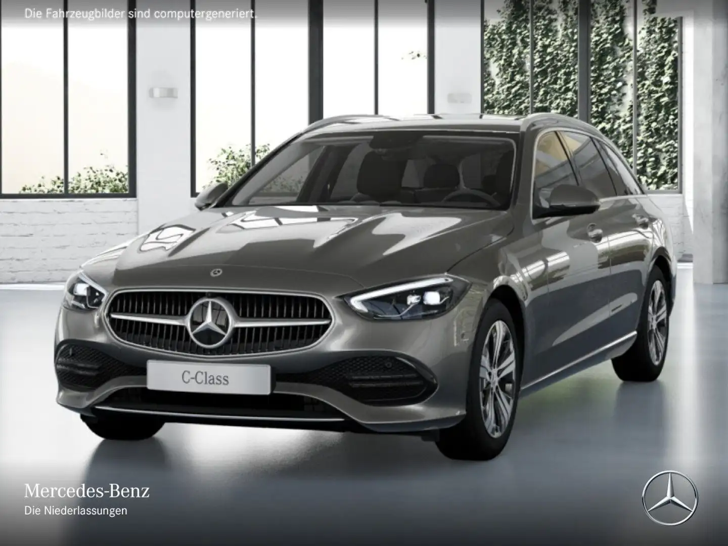 Mercedes-Benz C 200 T AVANTG+360+LED+TOTW+KEYLESS+9G Silber - 2