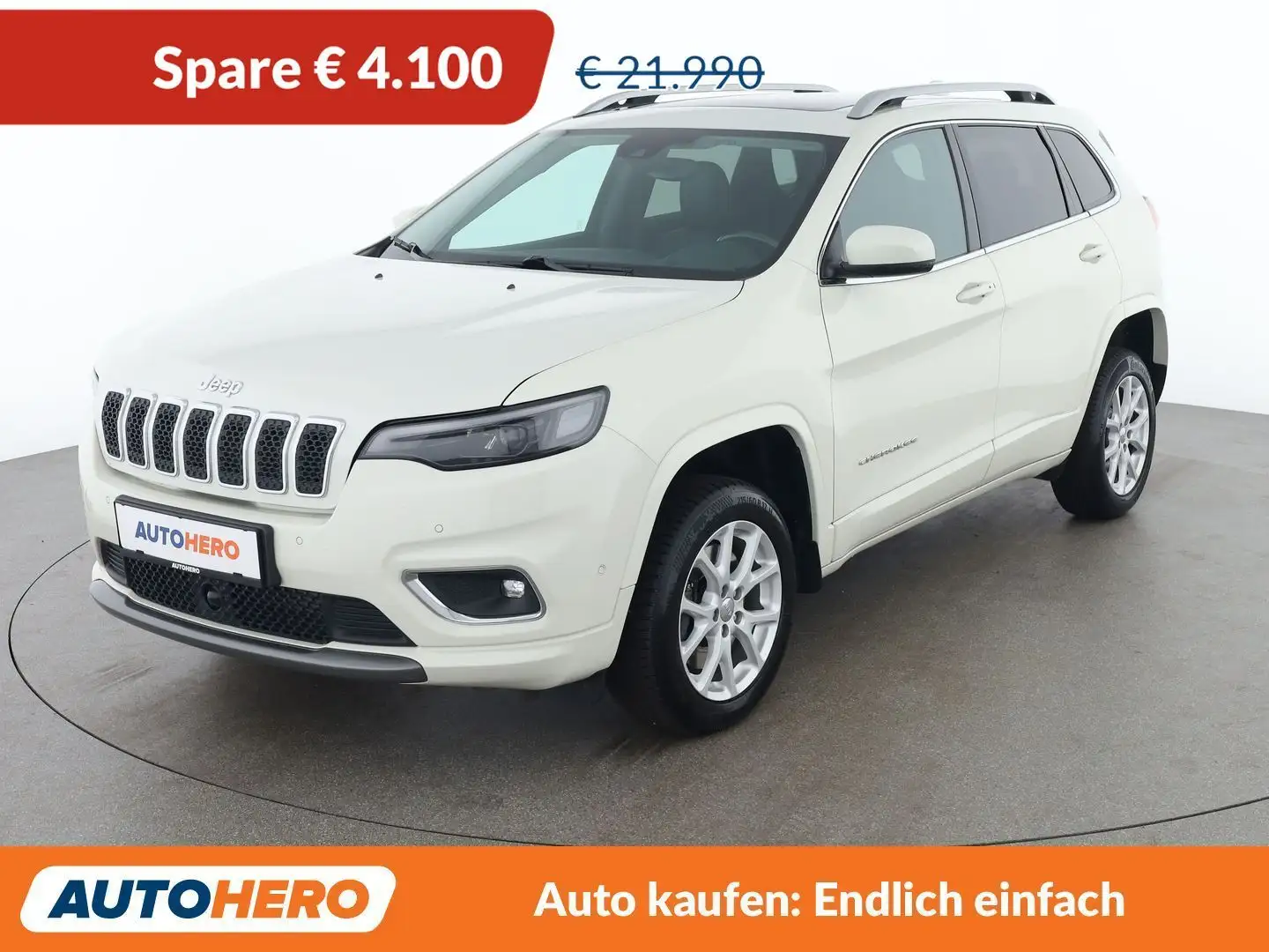 Jeep Cherokee 2.2 M-Jet Overland 4x4 Weiß - 1