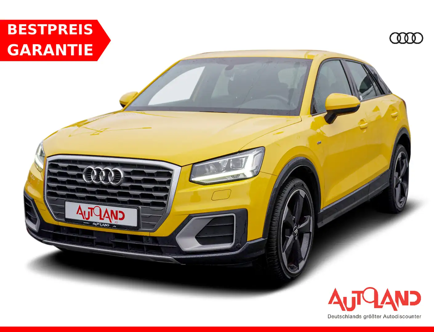 Audi Q2 1.4 TFSI S-Line S-Tronic LED Navi B&O PDC Gelb - 1