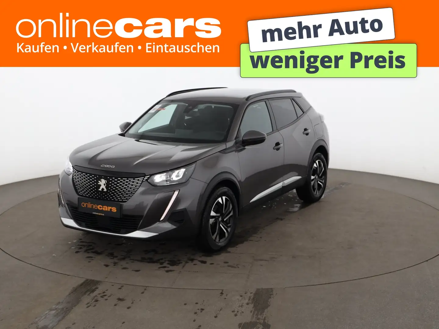 Peugeot 2008 1.2 PureTech 130 Allure LED NAVI R-CAM Grau - 1